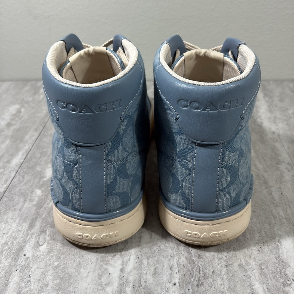 Coach Clip High Top Sneaker, Men’s sz 11, Cornflower Blue - Picture 6 of 13